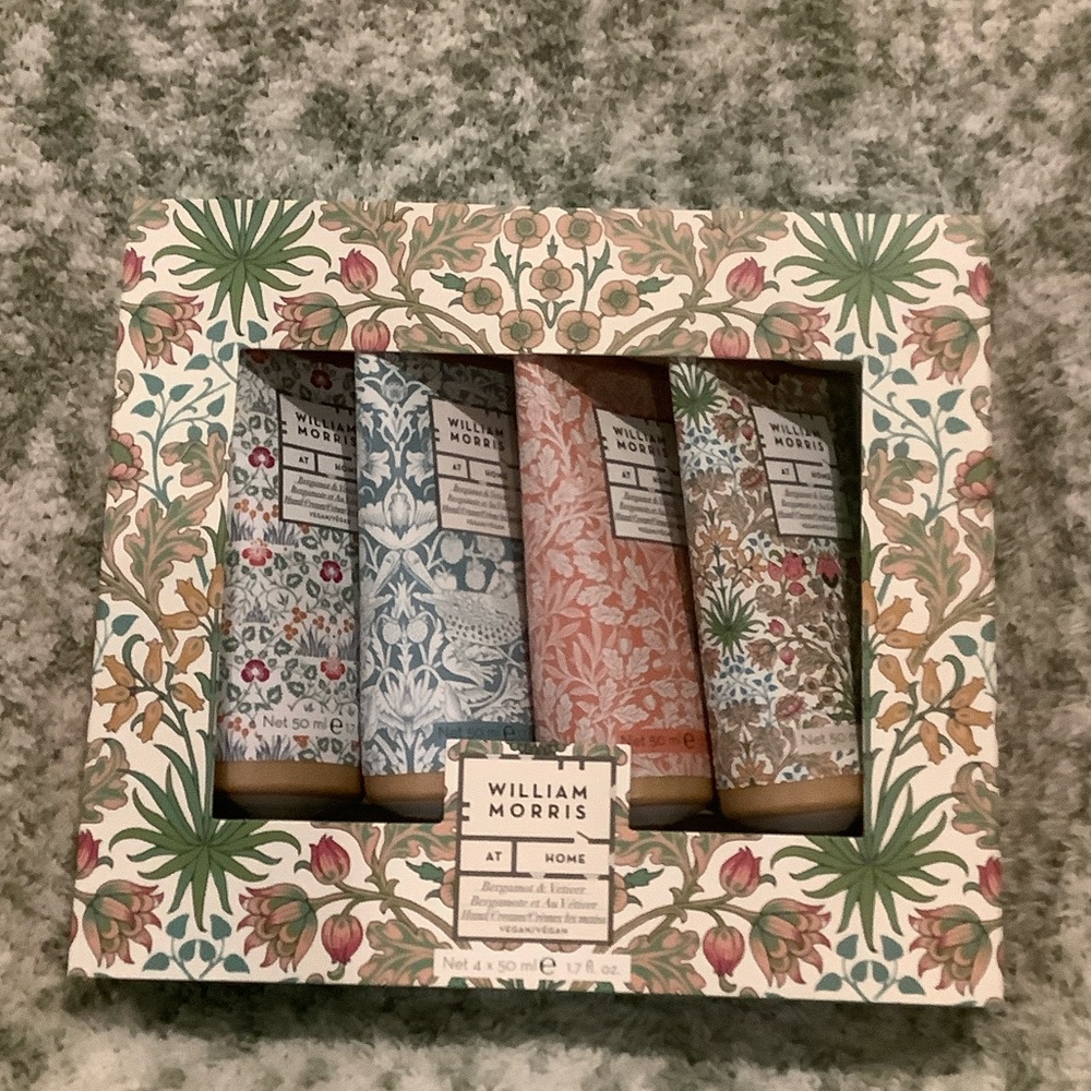 William Morris At Home Scented Bergamot Vetiver Luxury  Hand Creams Set 4 NWT - Picture 13 of 16